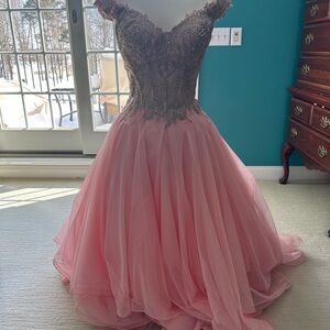 Sherri Hill Blush Pink Gown